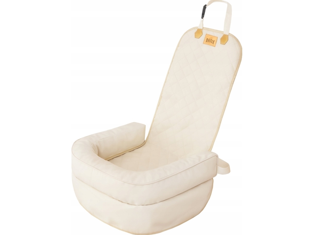 DOGGY TRANSPORTER FRONT BEIGE SKAI