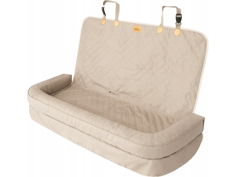 DOGGY TRANSPORTER BACK BEŻ OXFORD