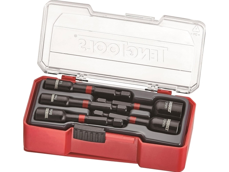 Teng Tools hylssats Impact f&ouml;r skruvdragare, 5 delar, Teng Tools TJNS05