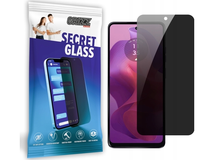 Grizzglass Secretglass Privacy Glass Til Motorola Moto G24