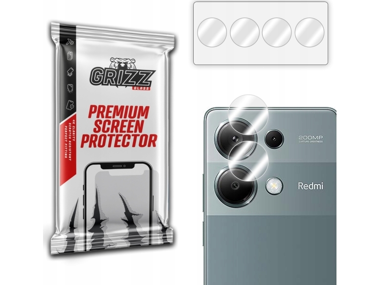 Grizzglass Hybridglas Fürs Kamera Grizzglass Hybridglass Für Xiaomi Redmi Note 13 Pro 4G