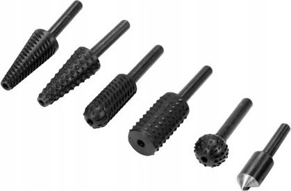 Dedra Fräser Für Metall Und Holz, 6-Tlg. Set, Schaft 6 Mm