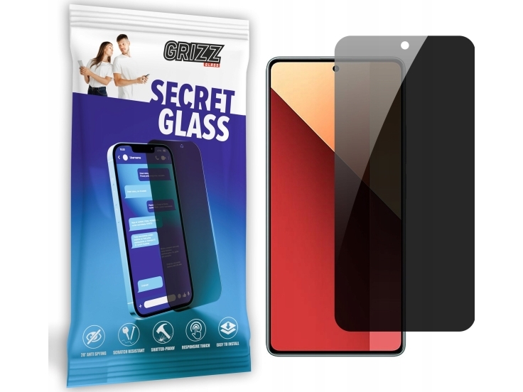 Grizzglass Privacy Glass Grizzglass Secretglass Til Xiaomi Redmi Note 13 4G