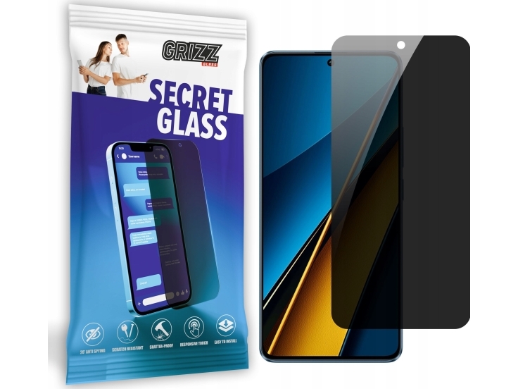 Grizzglass Privacy Glass Grizzglass Secretglass Til Xiaomi Poco X6