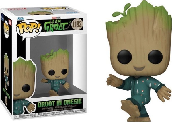 Funko Pop! Vinilinė Figūrėlė: I Am Groot - Groot In Pjs (Dancing)