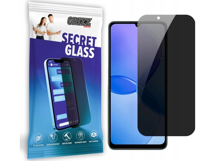 Grizzglass Secretglass Privacy Glass Til Xiaomi Redmi 13R