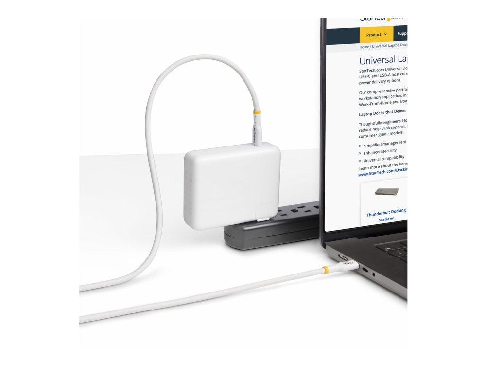 Startech.Com 4M Usb-C-Ladekabel, Laden Und Synchronisieren, 240W (5A) Power Delivery Epr, Usb 2.0 Laptop-Ladekabel, Usb-If-Zertifiziert, Tpe-Mantel,
