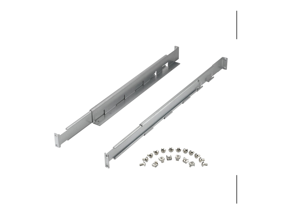 APC Easy UPS On-Line - UPS (rackversion) - udvidet driftstid - AC 220/230/240 V - 900 Watt - 1000 VA - 1-faset - Blysyre - USB, serial - output-stikforbindelser: 4 - 4U - Europa - sort, RAL 7010