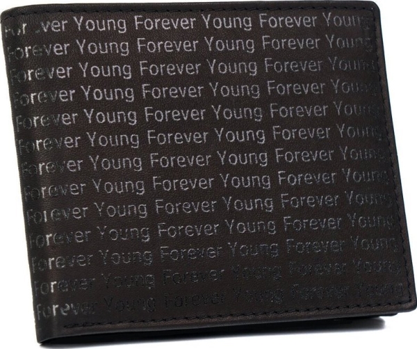 Forever Young læderpung med monogram - Forever Young NoSize