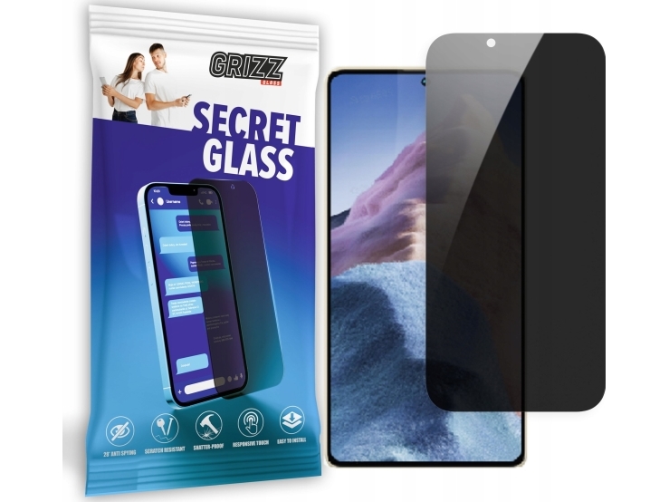 Grizzglass Secretglass Privacy Glass Til Xiaomi Redmi Note 13R Pro