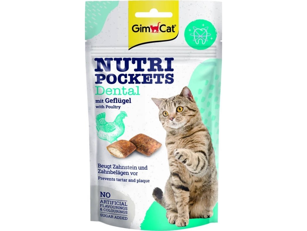 TRITON GIMCAT NUTRI POCKETS TABLE DENTAL JUICE 60 g | Sällskapsdjur - Katt - Kattgodis | GameStuff