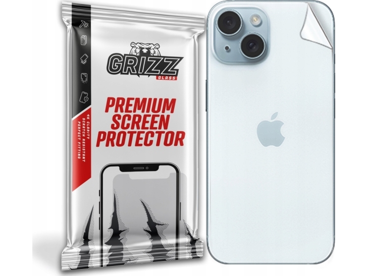 Grizzglass Folia Na Tył Grizzglass Satinskin Do Grizz Do Apple Iphone 15