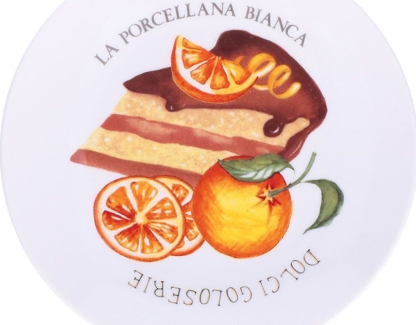La Porcellana Bianca Rinkinys 6 Goloserie Kuchenteller - Baltas, 17,5 Cm