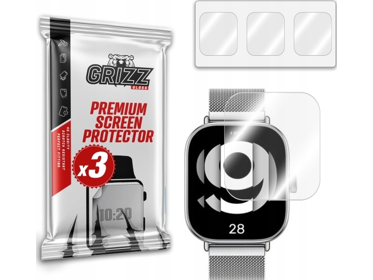 Grizzglass Hydrogel-Folie Für Xiaomi Redmi Watch 4