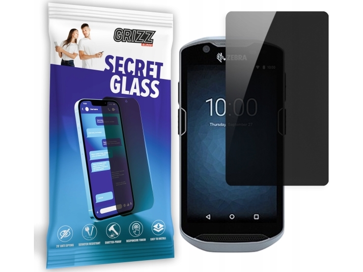 Grizzglass Privacy Glass Grizzglass Secretglass Til Zebra Tc52 / Tc57
