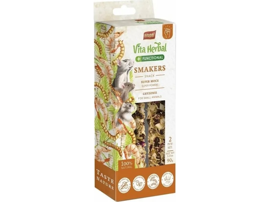 Vitapol Vita Herbal Functional Smakers kolber til gnavere