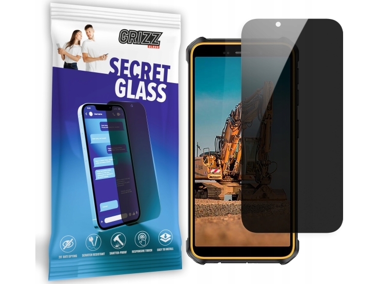 Grizzglass Secretglass-Privatlivsglas Til Ulefone Armor X12