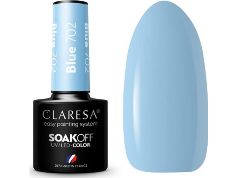 Claresa 702 Blue Uv Neglelak 5 Ml