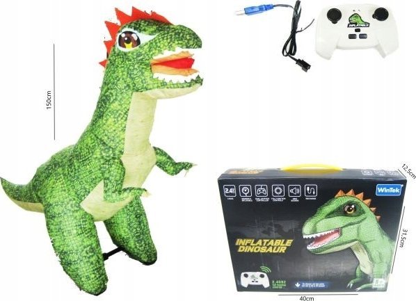 Hipo *****Inflatable dinosaur 1,5m H/2m L H13700 47059