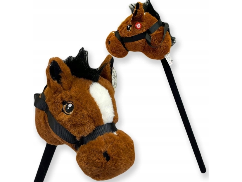 Sun-Day Häst K-1279 på stång 2färgad röst 75cm 168153 | Leksaker - För dom minsta - Gunghästar och hoppdjur | GameStuff