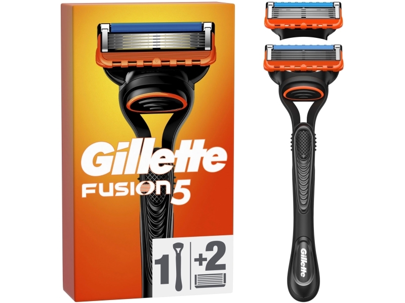 Gillette Fusion Barberblade, 2-Pak