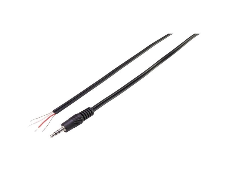 Tru Components 93038C442 Jack-Stik 3,5 Mm Jackstik 3,5 Mm - Åben Ende Stereo 1 Stk