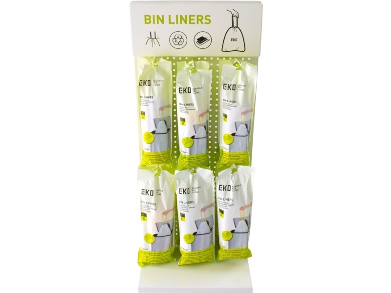 Jätepussi, EKO, valkoinen, MDPE, 55x55cm - (24 kpl)