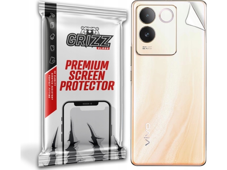 Grizzglass Bagfolie Grizzglass Satinskin Til Vivo T2 Pro