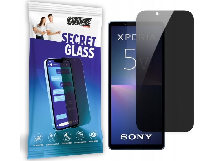 Grizzglass Privacy Glass Grizzglass Secretglass Til Sony Xperia 5 V