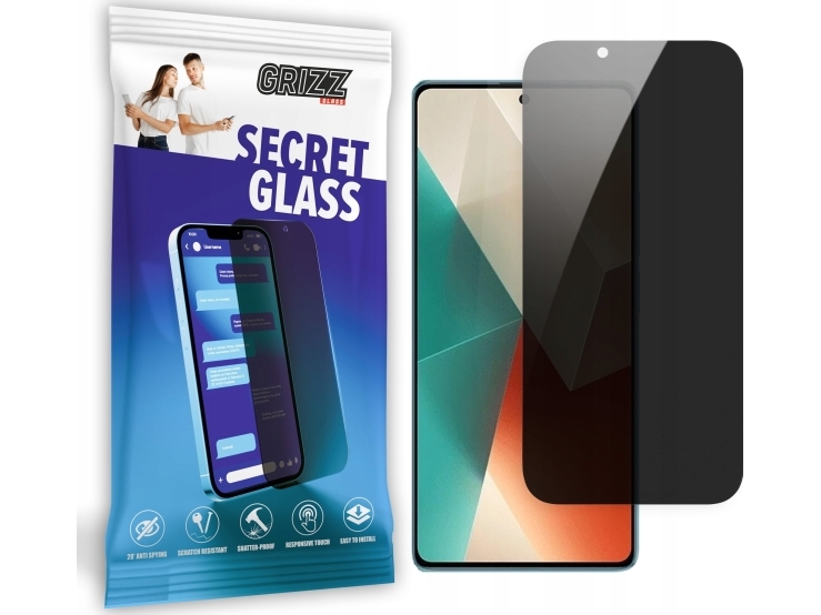Grizzglass Privacy Glass Grizzglass Secretglass Til Xiaomi Redmi Note 13 5G
