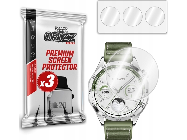 Grizzglass Hydrogel-Folie Für Huawei Watch Gt 4 46Mm