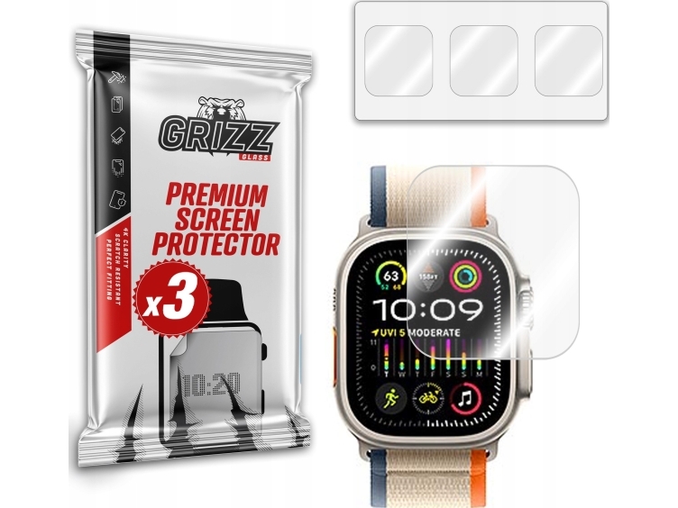 Grizzglass Hydrogel-Folie Für Apple Watch Ultra 2