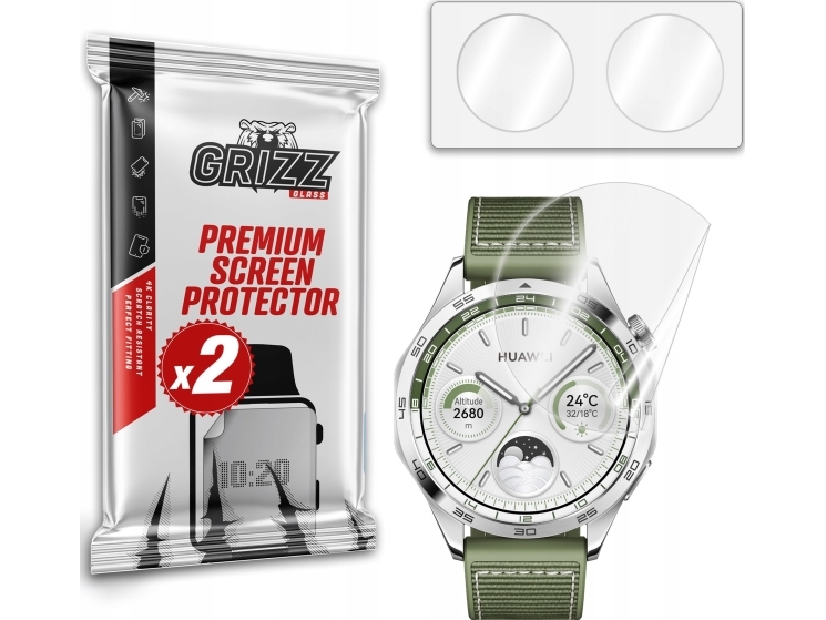 Grizzglass Ceramicfilm Für Huawei Watch Gt 4 46Mm