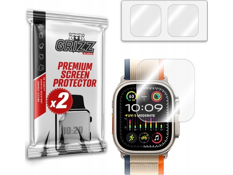 Grizzglass Hybridglas Für Apple Watch Ultra 2