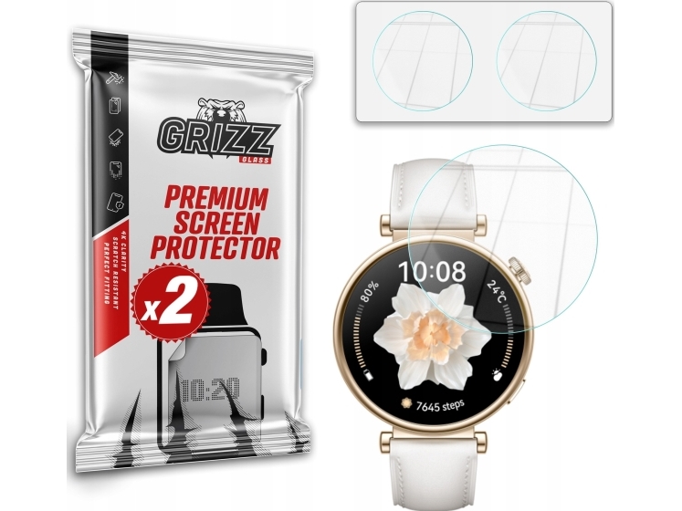 Grizzglass Hybridglas Für Huawei Watch Gt 4 41Mm