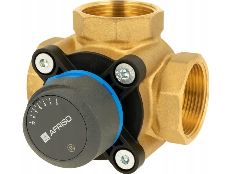 Afriso Roterende 3-Vejs Blandeventil Arv 386 Vario Proclick, Dn40, Rp1 1/2", Kvs 14-36