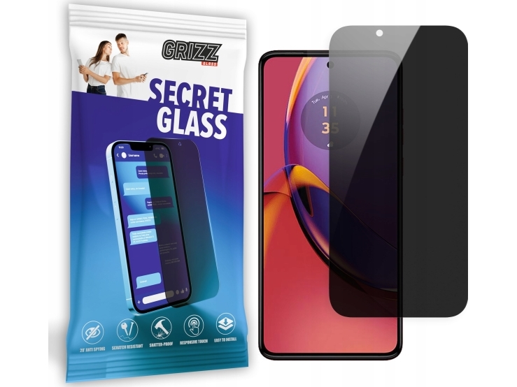 Grizzglass Sichtschutzglas Grizzglass Secretglass Für Motorola Moto G54