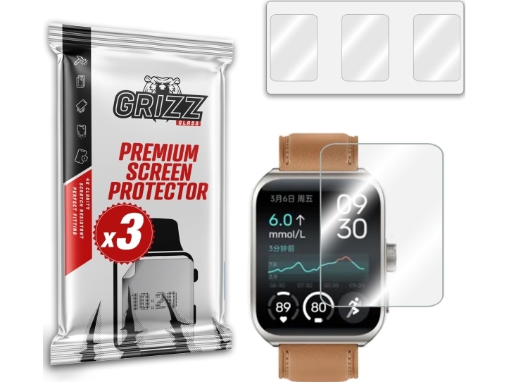 Grizzglass Hydrogel Film Hydrofilm Til Oppo Watch 4 Pro