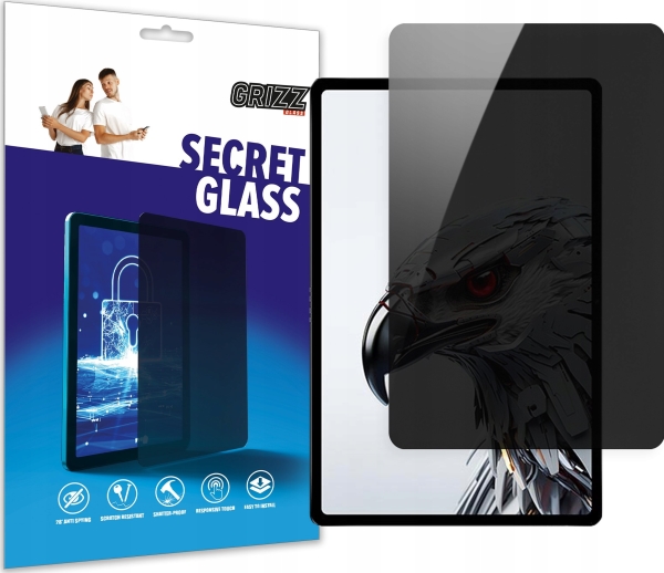 Grizzglass Privatsphäre-Glas Secretglass Für Zte Nubia Pad (3D)
