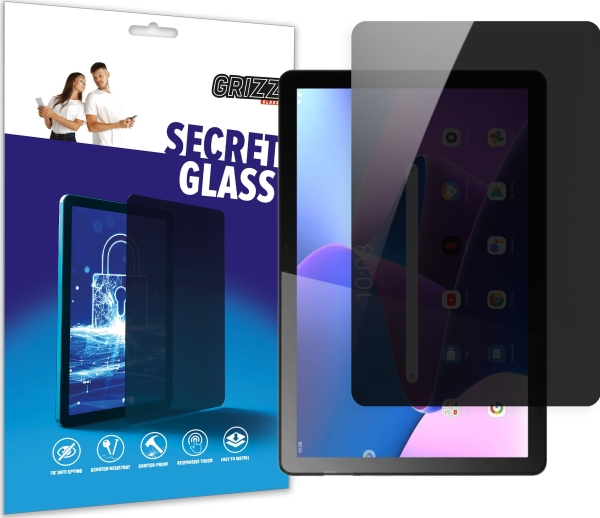Grizzglass Privacy Glass Grizzglass Secretglass Til Lenovo Tab M10 Plus (3. Generation)