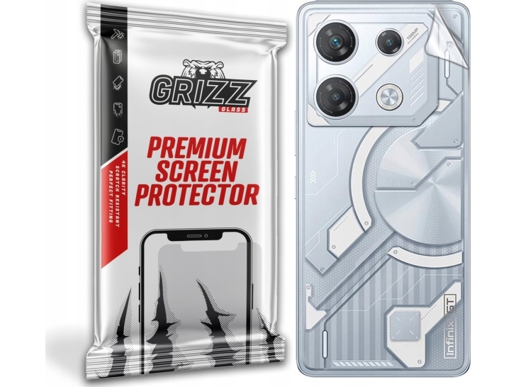 Grizzglass Foliefolie Til Bagsiden Satinskin Til Infinix Gt 10 Pro
