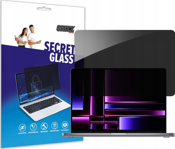 Grizzglass-Filter Grizzglass Secretglass Privacy Glass Til Apple Macbook Pro 16 Tommer 2023