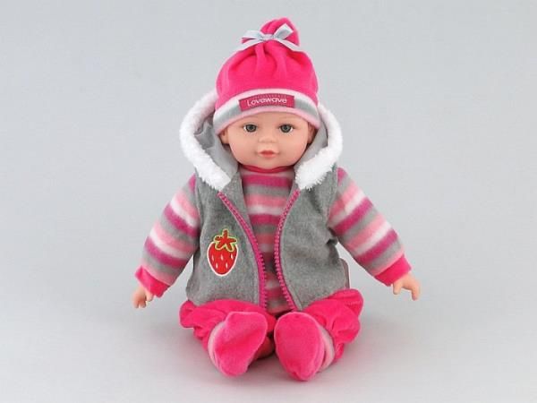 Adar Babypuppe Mit Ton, In Tasche, 35 Cm (0/417670)