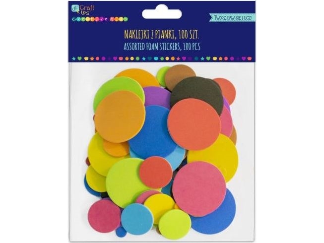 Dalprint DPCRAFT skumklistermärken 100st - hjul Dalprint | Skola & Hobby - Inomhuslekar - Lekplatsprodukter | GameStuff