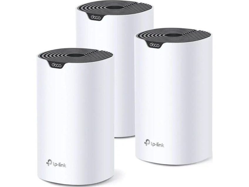 Tp-Link Ac1900 Mesh-Wi-Fi-System Für Das Gesamte Haus, 3Er Pack, Weiß, Schwarz, Intern, Mesh-System, Mit Kugelförmiger Richtcharakteristik, Fcc: <30
