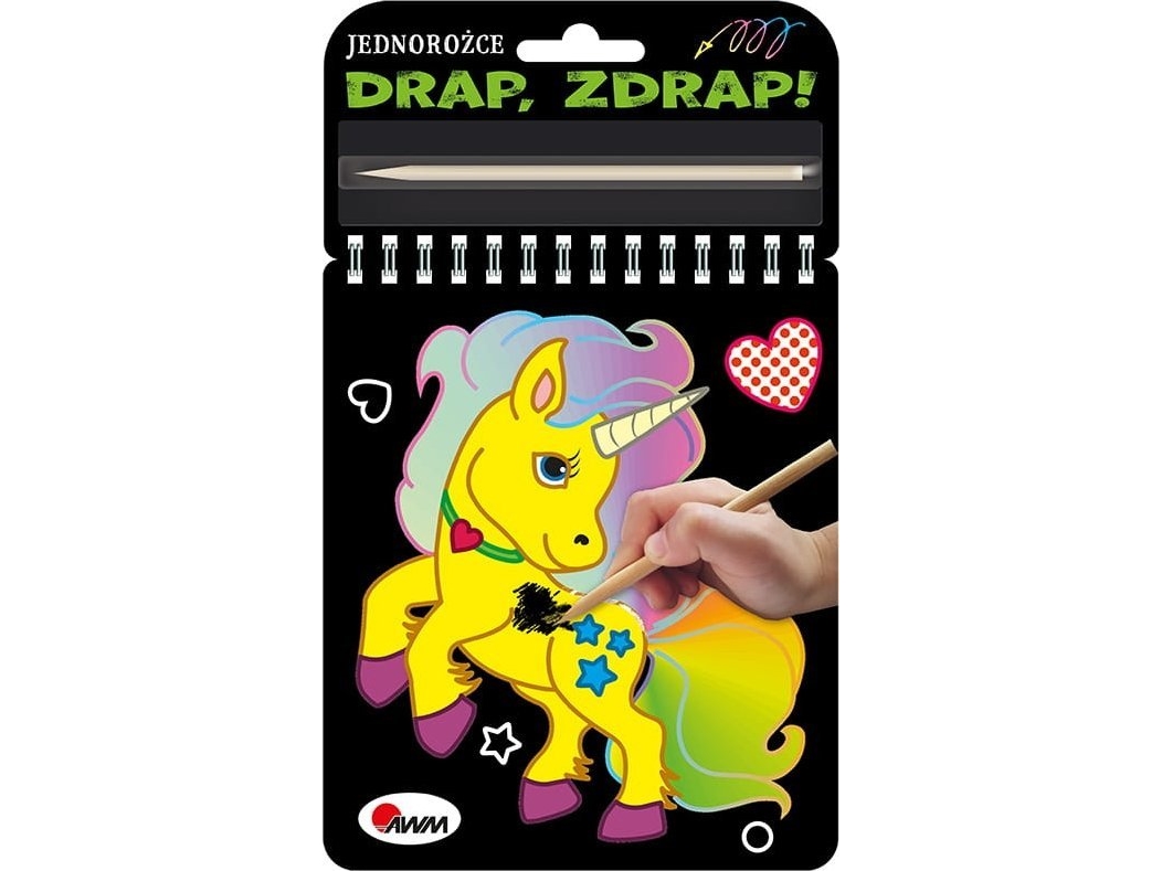 Morex Einhorn-Kratztuch 58.11.1 12955