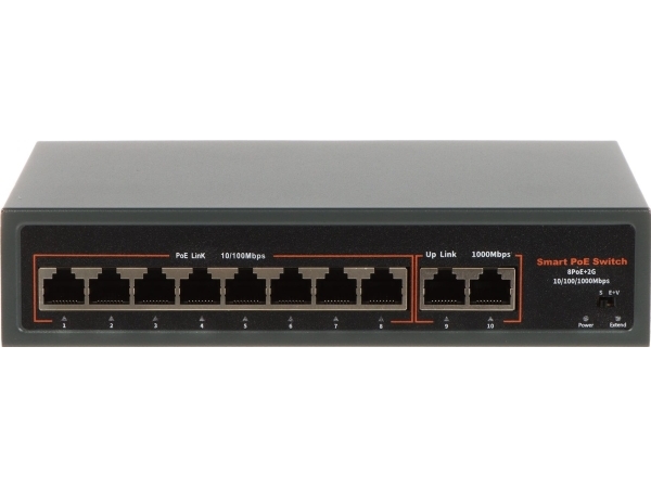 Schalter Apti Switch Poe Apti-Poe0802g-120W-Eco 8-Portowy