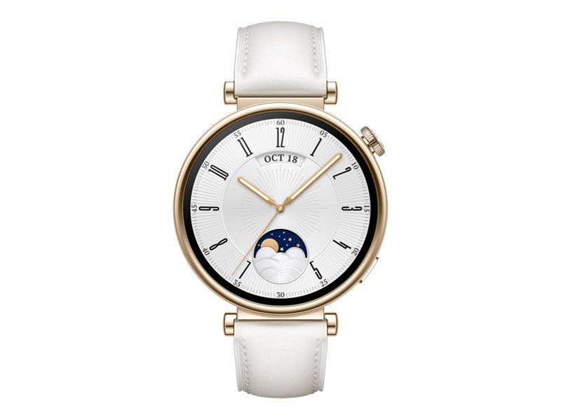 Huawei Watch Gt 4 41 Mm Rostfritt Stål Smart Klocka Med Rem Lader Handledsstorlek: 120 190 Mm Display 1.32  " Nfc Bluetooth 37 G Vi
