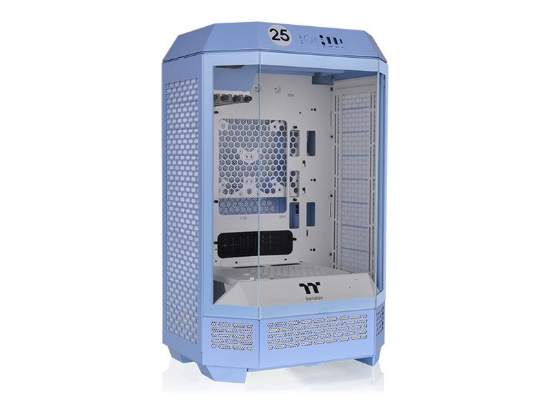 Thermaltake The Tower 300, Micro Tower, Pc, Blau, Micro Atx, Mini-Itx, Spcc, Gehärtetes Glas, 21 Cm