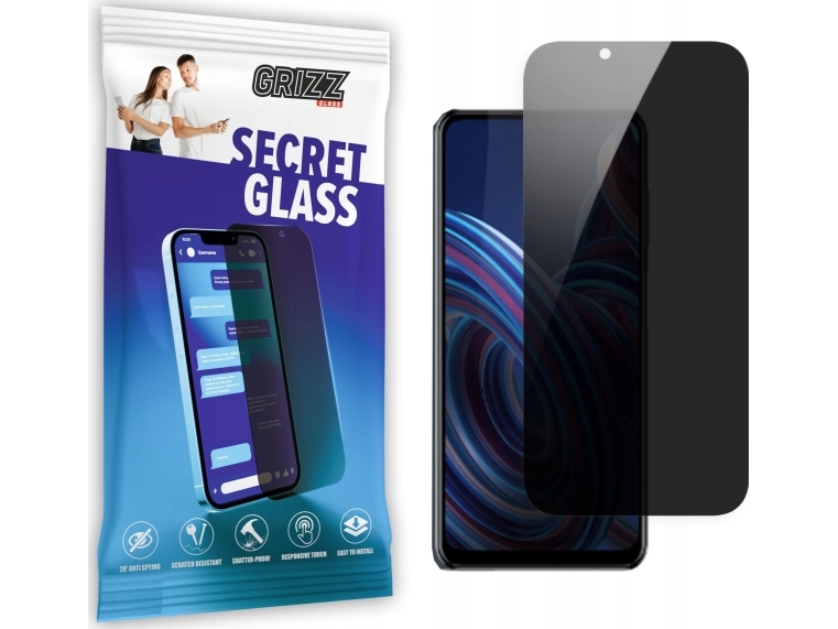 Grizzglass Privacy Glass Grizzglass Secretglass Til Zte Blade A72 5G